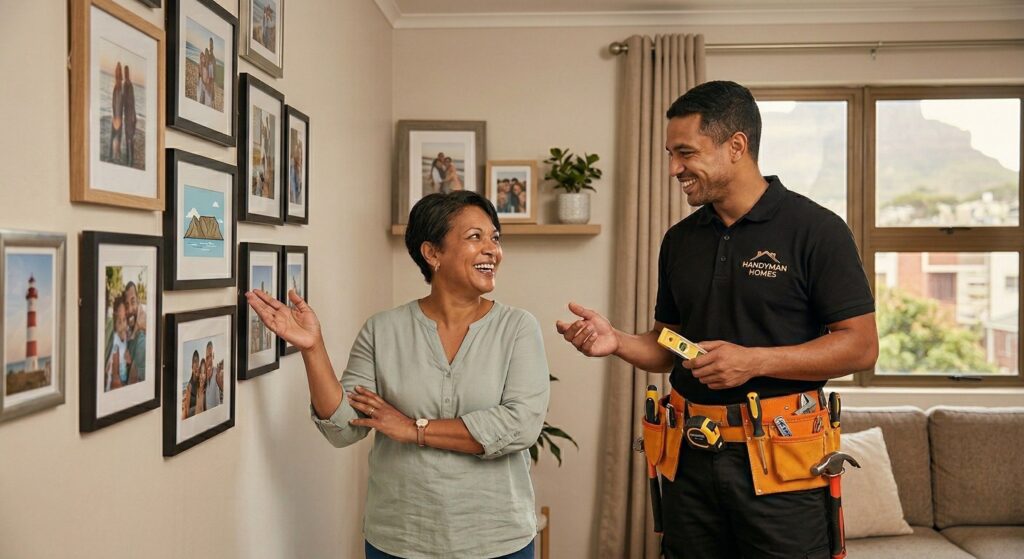 Pro Picture Hanging in Cape Town Secure and Stylish - why our clients trust us