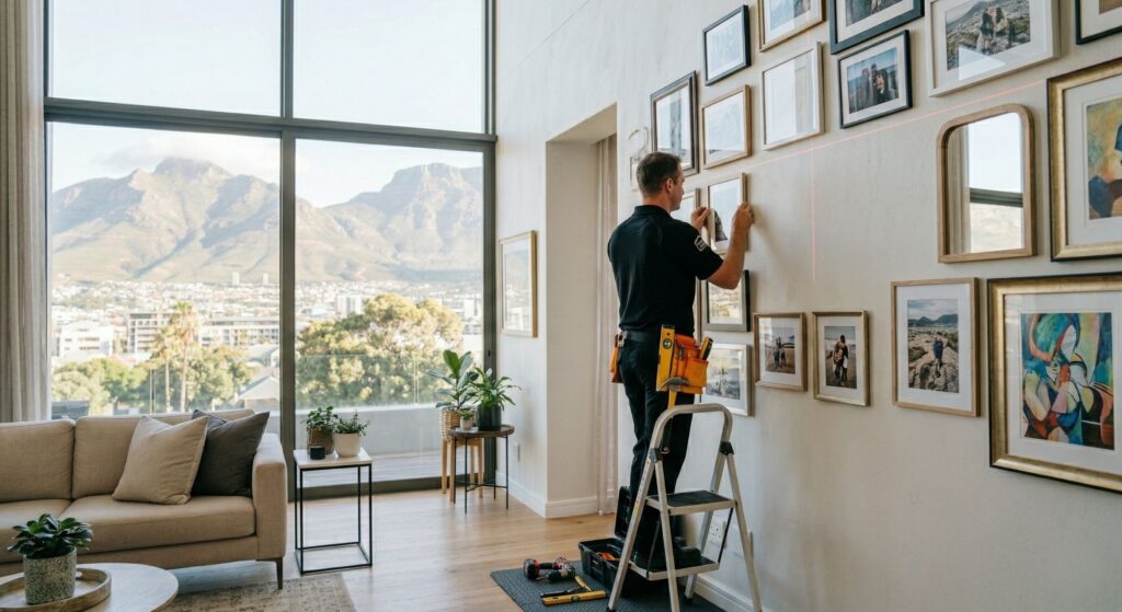 Pro Picture Hanging in Cape Town_ Secure and Stylish - gallery wall