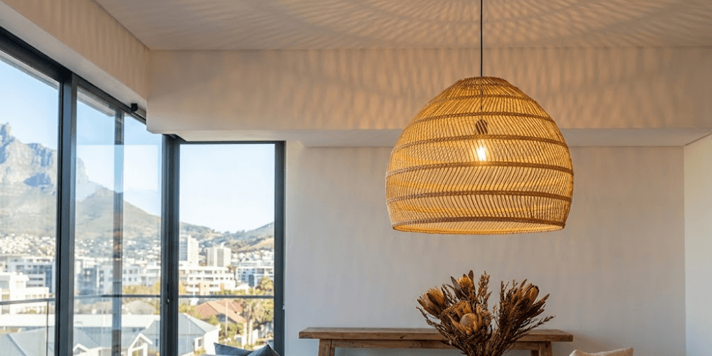 Light fixtures in a Cape Town home by Handyman Homes